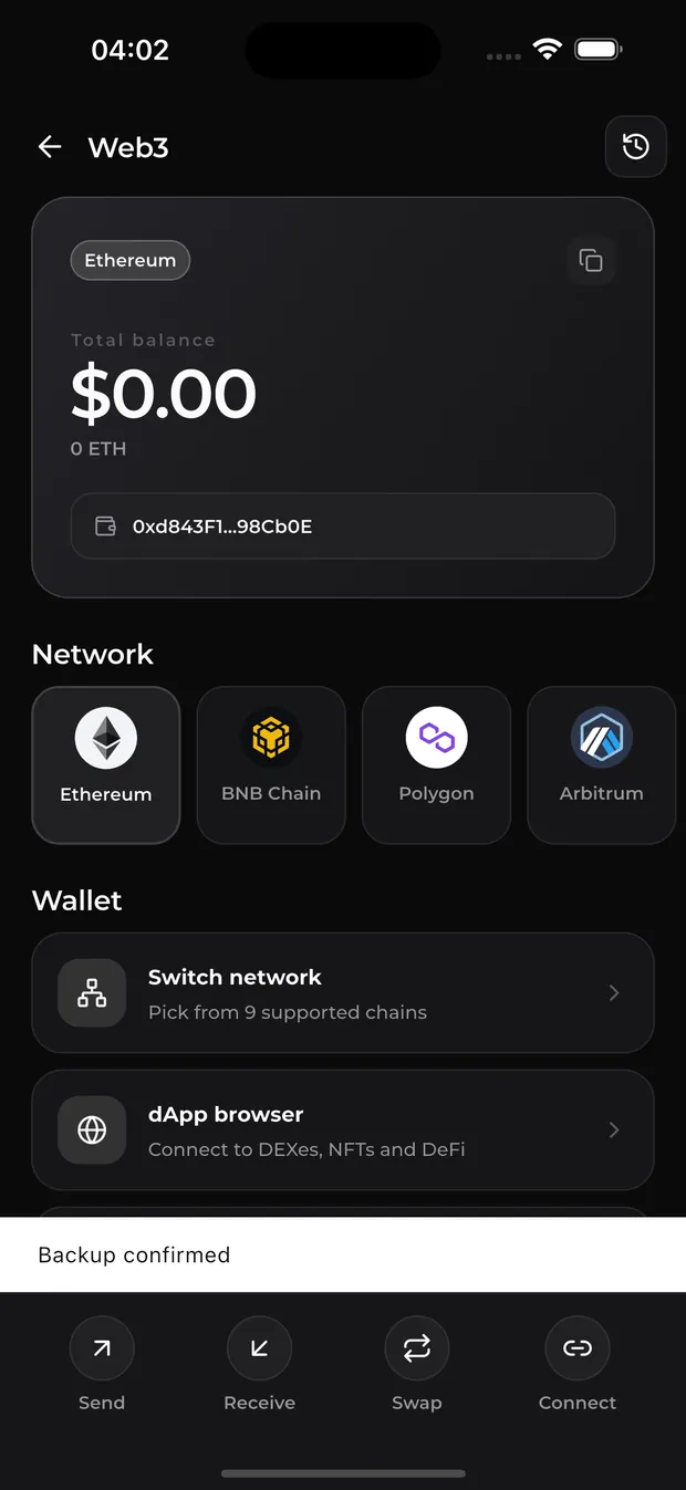 Zeus Wallet — Self custody web3